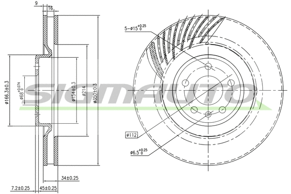 Brake Disc (DBC686VRD)