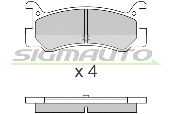 Brake Pad Set, disc brake (SPA328)