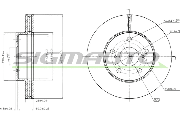 Brake Disc (DBC634V)