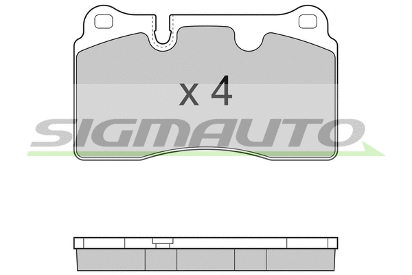 Brake Pad Set, disc brake (SPB289)