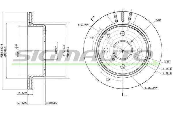 Brake Disc (DBA611V)