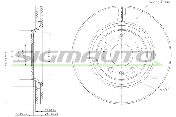 Brake Disc (DBB889V)