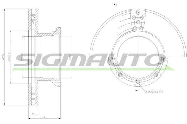 Brake Disc (DB0188V)