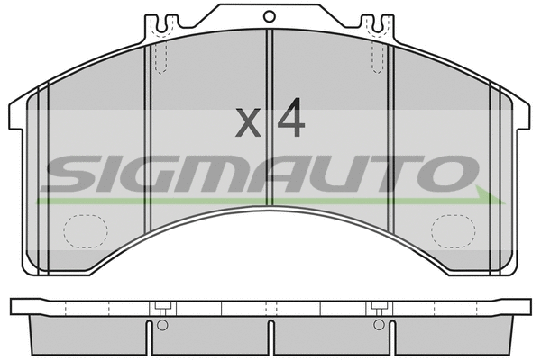 Brake Pad Set, disc brake (SPT252)