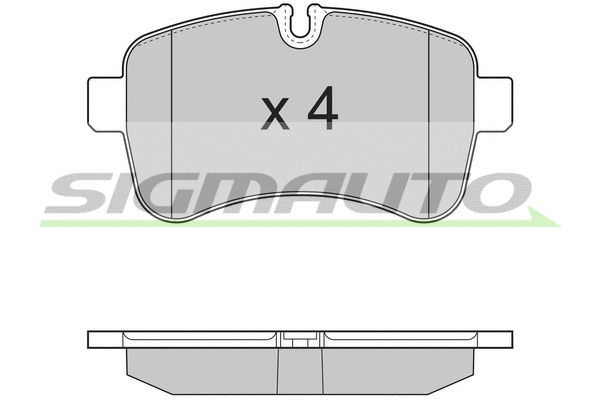 Brake Pad Set, disc brake (SPB315)