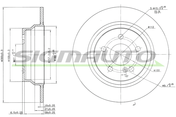 Brake Disc (DBB308S)