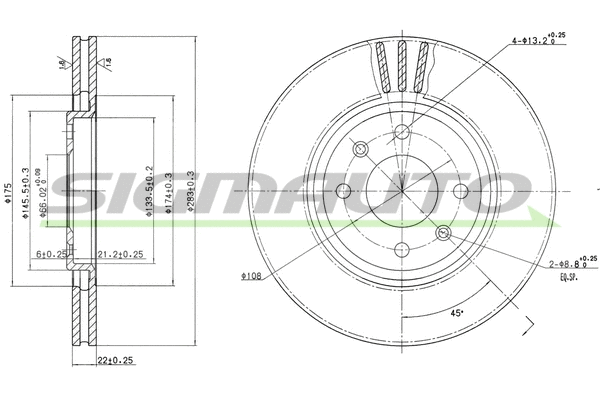 Brake Disc (DBA489V)
