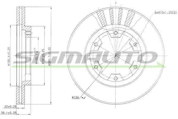 Brake Disc (DBA660V)