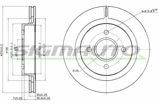 Brake Disc (DBA338V)