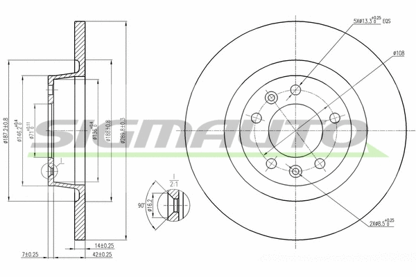 Brake Disc (DBB602S)