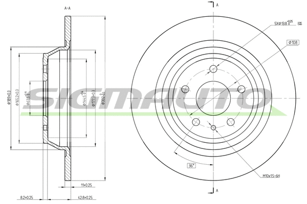 Brake Disc (DBC338S)