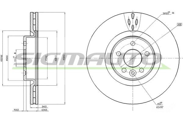 Brake Disc (DBB680V)