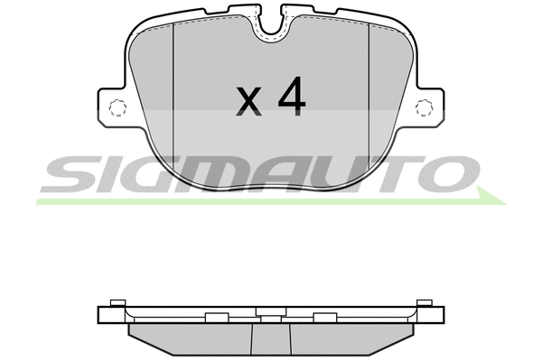 Brake Pad Set, disc brake (SPB416)