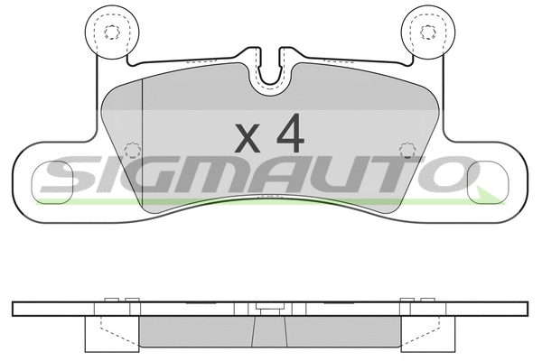 Brake Pad Set, disc brake (SPB459)