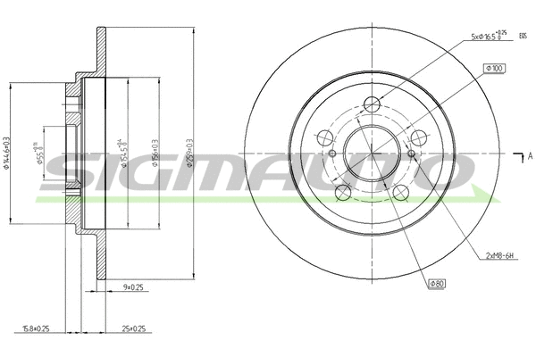 Brake Disc (DBB866S)
