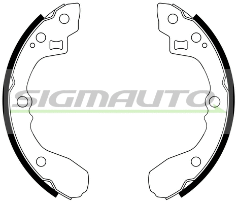 Brake Shoe Set (SFA760)