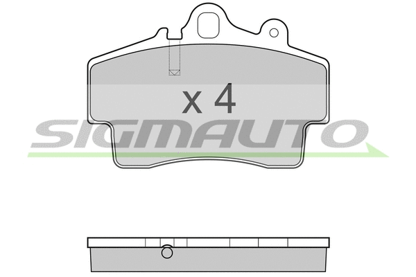 Brake Pad Set, disc brake (SPB179)