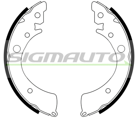 Brake Shoe Set (SFA701)