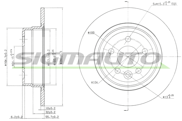 Brake Disc (DBB081S)