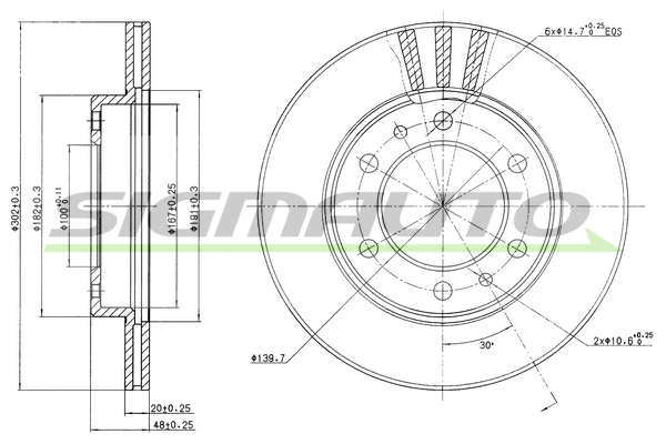 Brake Disc (DBA347V)
