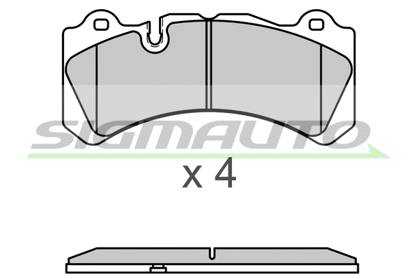 Brake Pad Set, disc brake (SPB665)