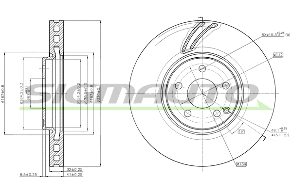 Brake Disc (DBB908V)
