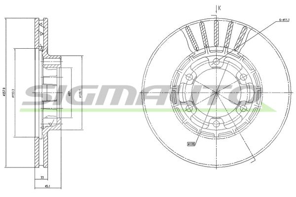Brake Disc (DBA458V)