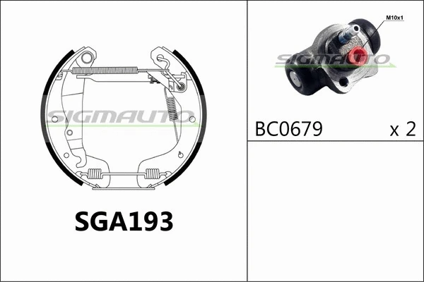 Brake Shoe Set (SGA193)
