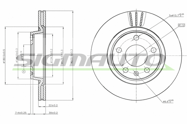 Brake Disc (DBB708V)