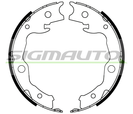 Brake Shoe Set, parking brake (SFA976)
