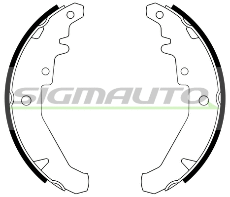 Brake Shoe Set (SFA182)