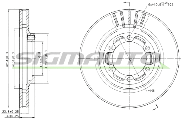 Brake Disc (DBB685V)