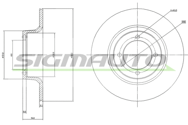 Brake Disc (DBA696S)