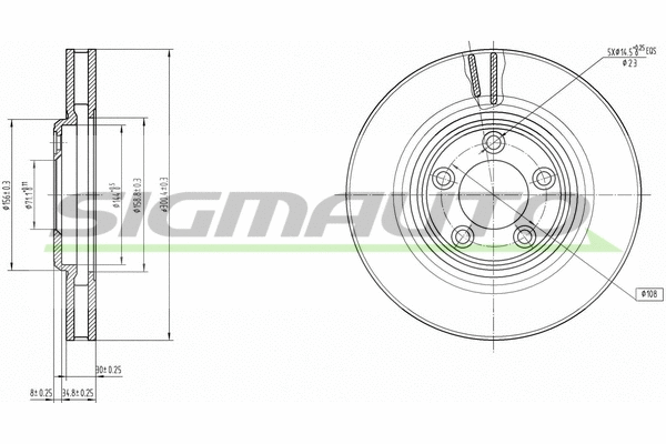 Brake Disc (DBB107V)