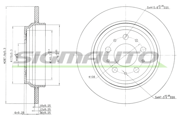 Brake Disc (DBB964S)