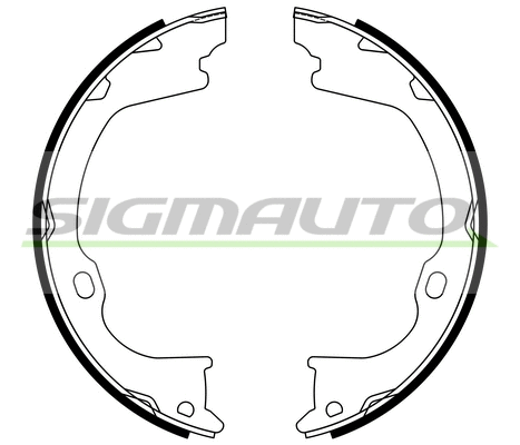 Brake Shoe Set, parking brake (SFD986)