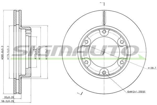 Brake Disc (DBA701V)