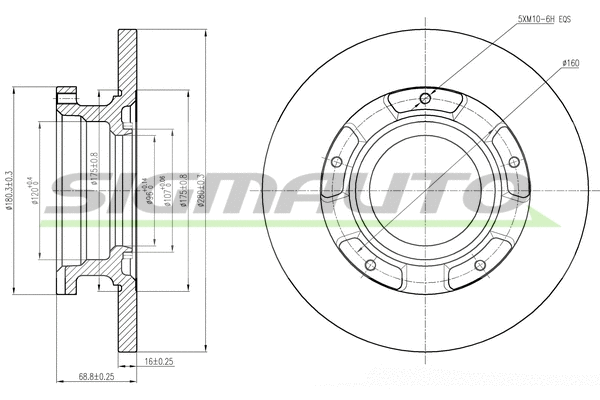 Brake Disc (DBB573S)