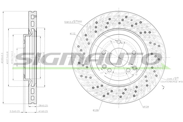 Brake Disc (DBB582V)