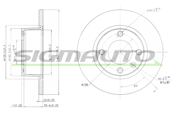 Brake Disc (DBA840S)