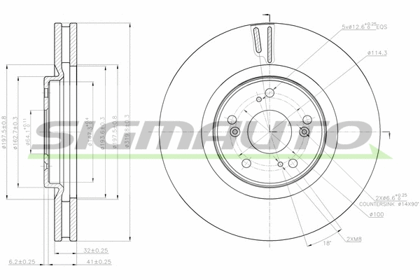Brake Disc (DBB777V)