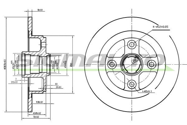 Brake Disc (DBA449S)
