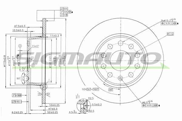 Brake Disc (DBB328S)