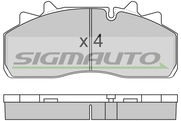 Brake Pad Set, disc brake (SPT318)