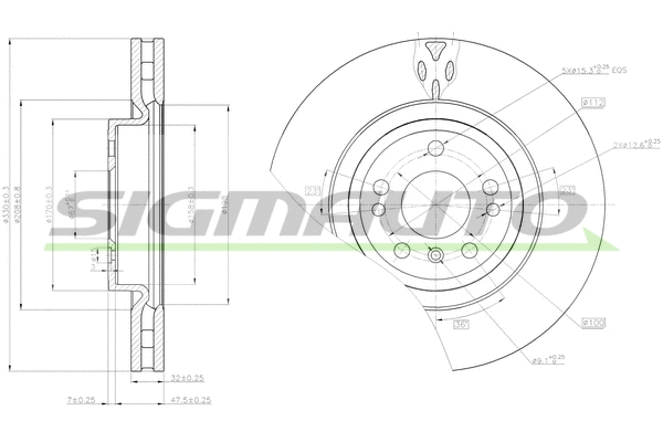 Brake Disc (DBC203V)