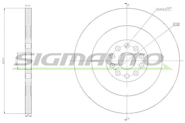 Brake Disc (DB0156S)