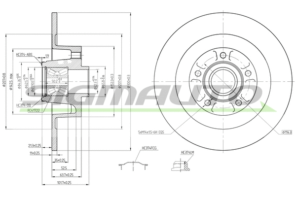 Brake Disc (DBB729S)