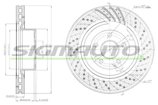 Brake Disc (DBB248V)