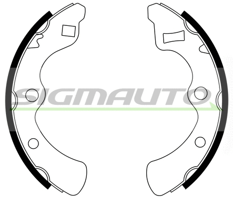 Brake Shoe Set (SFA704)