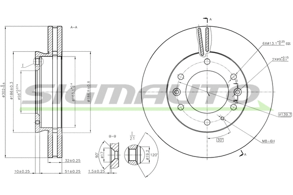 Brake Disc (DBC462V)